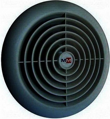 Вентилятор Mmotors мм 100 круглый  черный